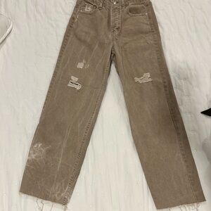 Wild Fable Distressed Brown Jeans
